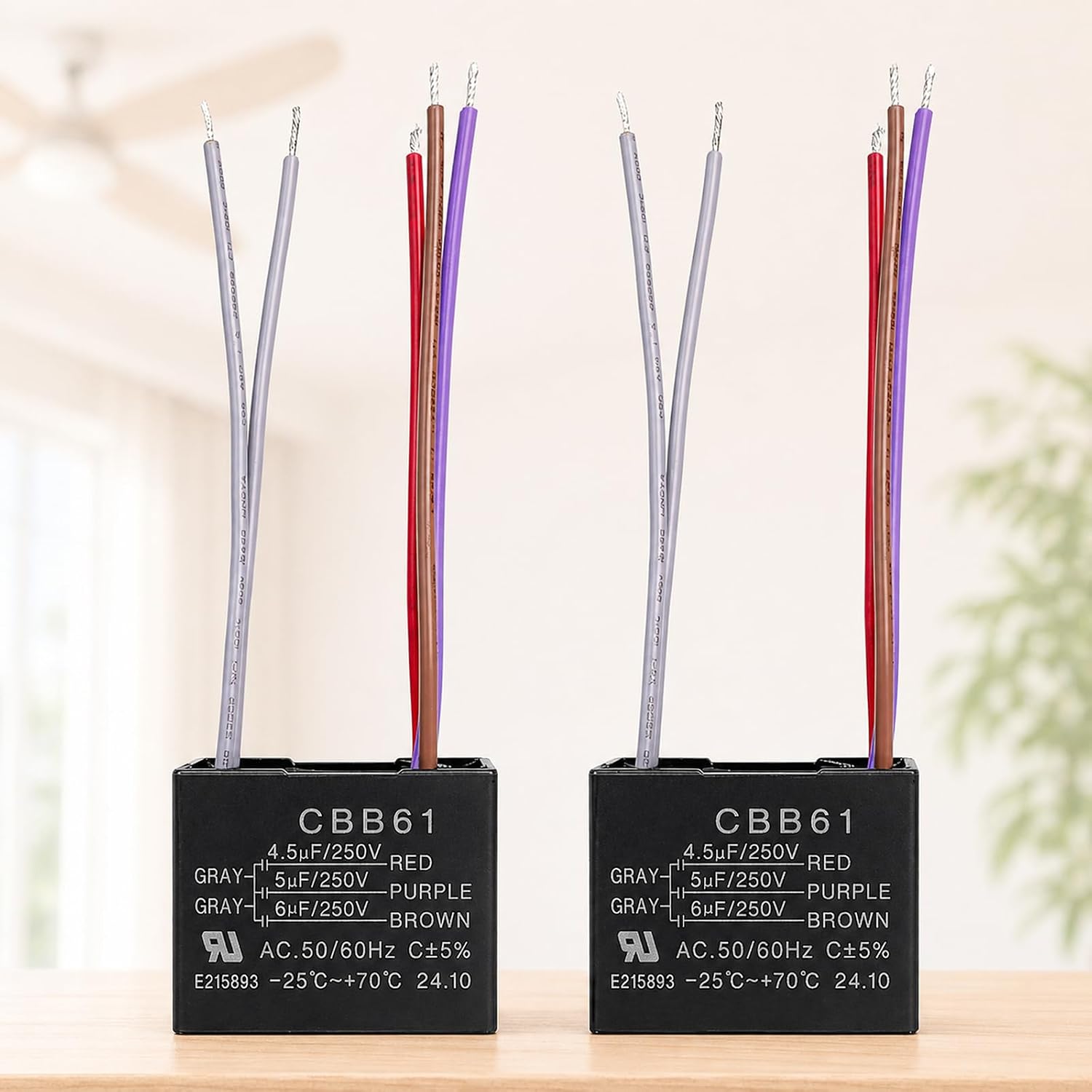 CBB61 5-wire ceiling fan capacitor
