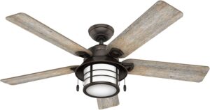 Hunter Key Biscayne 54-inch damp-rated outdoor ceiling fan