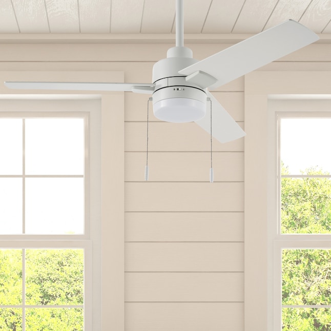 Harbor Breeze Brinson 44-inch model AR49A-44MWH white ceiling fan with pull chains