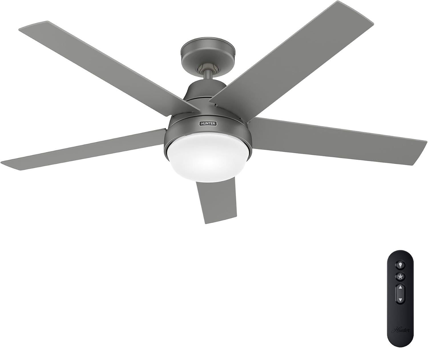 Hunter Aerodyne 52-inch smart ceiling fan with light