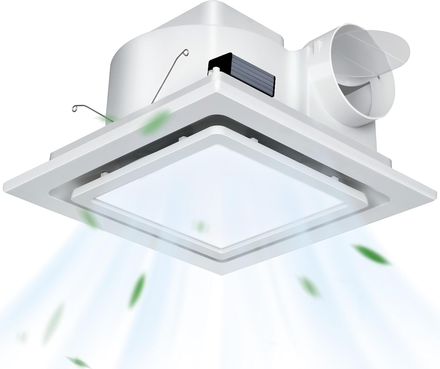 120 CFM ultra quiet bathroom exhaust fan with 1000 lumen LED light