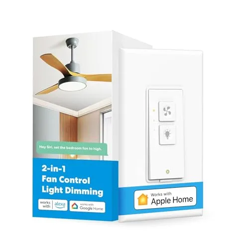 Meross MFC100 smart fan and light wall switch